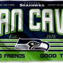 Seattle Seahawks Fan Man Cave Banner Flag