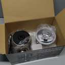 Electric Spice and Nut Grinders - 3 Stainless Steel Blades, 1 Filter, 1 Brush - 500W Grinder for Kitchen Dry Use (Black)