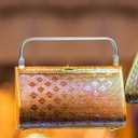 MorningRo 4 Pcs 12" Metal Purse Frame Rectangle Lock Frame Kiss Lock Clasp Purse Hardware Replacements for DIY Sewing Bag Clutch Crafts Making Supplies