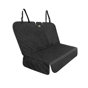 Back Seat Cover - 900D Oxford Waterproof Car Seat Protector, Fits Cars/SUVs/Trucks, Split Bench, Non-Slip, Dog/Kid Proof, Easy Clean(Black)