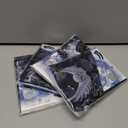 4 x Pair Pack, Golf Sports Arm Sleeves, Cool Thin Fabric, One Size Stretch Fit Most Men and Women, UPF 50 Protection (Black)