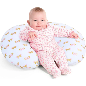 Little Grape Land Nursing Pillow, Breast Feeding Pillows for Mom, Butterfly Soft Cover with Breathable Filling, Feeding Support Pillow for 0-12 Months, Multifunctional Support Cushion for Travel
