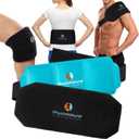 Cold Therapy Reusable Gel Pack with Secure Wrap for Instant Relief of Back Pain, Sore Shoulders, Swollen Knees - Ideal for Injuries, Arthritis, Sprains, Aches, and Surgery Recovery