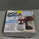 Cordless Paint Sprayer for Mwk M18 18V Batteries,Electric Paint Sprayer with 1200ML,Easy to Clean,Adjustable Spray Modesfor Home Renovation and Car Painting(Battery Not Included) (Red)