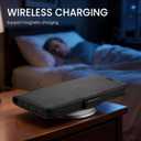 for iPhone 13 Case Wallet with RFID Blocking Card Holder, PU Leather Kickstand Protective Flip Phone Cover Fit for iPhone 13 6.1", Black