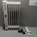 Oil-Filled Radiant Radiator Space Heater, Never Refill, Adjustable Thermostat, Tip-Over Switch & Overheat Protection System, MTDR-06WC