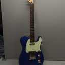 Squier Affinity Series Telecaster Electric Guitar, Olympic White, Laurel Fingerboard, Color: Lake Placid Blue