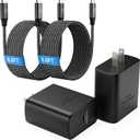 Super Fast Charger Type C, [2 Pack] USB-C Charger PD/PPS Wall Charging Block for Samsung Galaxy S26 Ultra/S25 Ultra/S25+/S25/S24/S23 Ultra/S23+/S22 Ultra/S22+/S20 Ultra, Tab S8(with 2X 6.6ft Cable)