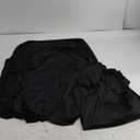 Nasitos 2 Pack Black Table Cloth 6 Foot-Spandex Fitted Tablecloth Rectangle Tables, Open Back Stretch Folding Trade Show Table Covers Fabric Washable & Wrinkle Resistant for Parties, Wedding, Event