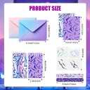 84 Pcs Kpop Birthday Party Favors With Mini Notepads, Greeting Cards with Envelopes Stickers, Slap Bracelets, Temporary Tattoos, Kpop School Supplies Goodie Bags Set for Girls Fans