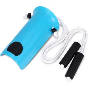 CAidRE Sock Aid - Wide 3.93" Sock Aid with Foam Handles, Sock Aide Device for Elderly, Sock Helper Easy On Easy Off for Regular Socks, Blue