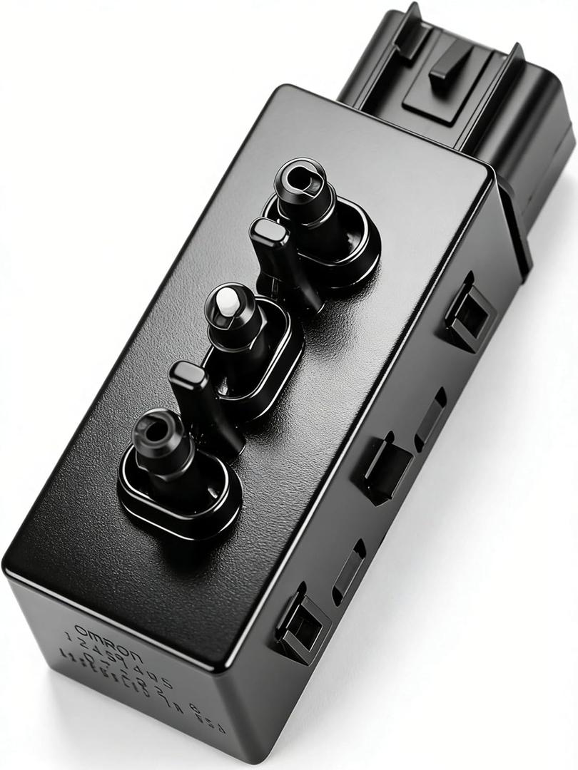 Upgraded Silverado/Sierra/Avalanche 6-Way Driver Seat Adjustment Switch Compatible with 2004-2013 Chevy GMC, Replaces 12451495