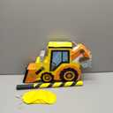 WERNNSAI Construction Piata - Construction Party Supplies Dump Truck Piata with Blindfold and Bat for Boys Kids Tractor Excavator Theme Birthday Party Game Decorations (16.5" x 10.4" x 3")