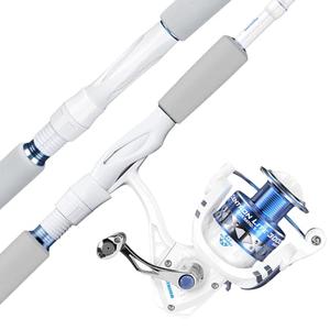 KastKing Centron Lite Spinning Fishing Reel Combo 7'6" MH 4000 Reel White