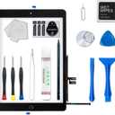 For iPad 7 7th / 8 8th Gen 2019 2020 10.2 Inch Screen Replacement Digitizer Touch Glass for 7th or 8th Generation A2197 A2198 A2200, A2270 A2428 A2429 A2430 with Home Button