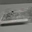 Egg Holder for Fridge, Automatic Rolling Egg Container for Refrigerator, Stackable Fridge Organizers and Storage with Lid, Clear Plastic Egg Dispenser & Tray (2 Tier)