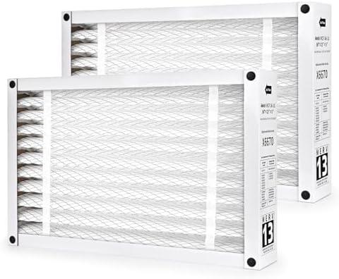 2-Pack X6670 MERV 13 Filter Compatible with Lennox X6670 Healthy Climate 16" x 25" x 5" Furnace Filter Model HCF16-11 for HVAC System,Part # X6670(HCF16-10)