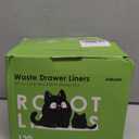 Cat Litter Box Robot 4 and 3 Waste Bags, 120 Pack Automatic Litter Box Bags, Thick Heavy Duty Cat Litter Box Liner Bags 25.2 x 15.7 IN