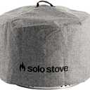 Solo Stove Yukon Shelter - Weather-Resistant Round Cover for Solo Stove Yukon Fire Pit and Accessories - PVC-Coated Polyester with Aluminum Reinforcement - Year-Round Protection, Black