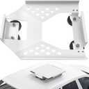 for Starlink Mini Mount, Magnetic Starlink Mini Car Mount Base Suction Cup Accessories Truck RV Flat Rack Roof Sunroof Kit Boat V4for Camping, High-Speed & Extreme Conditions (White)