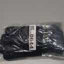 Boao Kids Winter Ski Gloves Waterproof Warm Snow Mittens Full Finger Gloves for Toddlers Infants (10 - 15 Years, Pure Black)