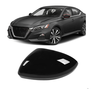 Moonlinks Compatible with Nissan Altima 2019 2020 2021 2022 2023 2024 2025 Left Side Mirror Cover Replacement, Glossy Black Exterior Left Driver Side Door Rear view Mirror Cap Trim