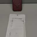 Magnetic Compatible with iPhone 15 Pro Case with Stand [Military Grade Drop Tested][Compatible with Magnet] Ring Translucent Slim Hard Back Soft Edge, Red