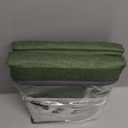 100% Blackout Shield Linen Blackout Curtains for Bedroom 84 Inches Long, Back Tab/Rod Pocket Living Room Drapes, Thermal Insulated Blackout Curtains 2 Panels Set, 50" W x 84" L, Moss Green