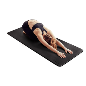 Deluxe Fitness Exercise Yoga Mat for Home & Gym, Extra Thick for High Impact Training, Multi Layered Skid Resistant Surface, Odor Neutralizing with Carrying Strap