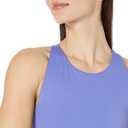 3 x Amazon Essentials Women's Active Sculpt High Neck Racer Back Sports Bra Tank - Discontinued Colors (1X, Cornflower Blue)