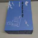 AQQA Quiet 20-30 Gallon Fish Tank Filters - Auto Start Hang on Back Aquarium Filter, 6W/ 8W Adjustable Flow, Deodorization Decontamination Filter System AQ168 (6W 158GPH)