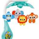 KiddoLab Baby Crib Mobile with Relaxing Music. Includes Ceiling Light Projector with Stars, Animals. Musical Crib Mobile with Timer. Nursery Toys for Babies Ages 0 and Older (New 2025 Model)