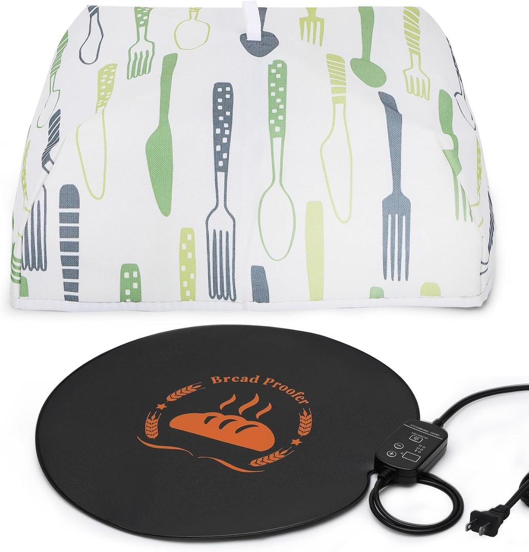 Dough Rising Warming Mat, 59 -140  Adjustable Bread Rising Warmer, Bread Proofing Heating Pad for Sourdough Riser, Dough Rising, Bread Warming, Bread Proofer Warming Mat with Temperature Controller