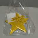 Fuyoooo 30 Pcs Large Gold Star Cutouts Paper Decorations 3 Sizes 6" 9.8" 10.6" Double Printed Star Cardboard Wall Decor Confetti Cutouts for Graduation Classroom Wall Bulletin Board Decor