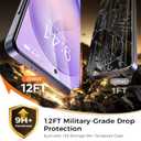 6 x Zeniss NeverBreak 9H+ Hardness for Samsung Galaxy S26 Ultra Screen Protector 12FT Military Grade Protection (Scratch, Shatter, Drop Resistance) Tempered Glass 6.9", 2 Pack with De-Bubble Card, Clear