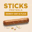 2 x Snyder's of Hanover Honey Oat & Flax Pretzel Sticks, 8 Oz Bag (EXP 08/01/26)