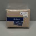 Bedsure Luxury Waffle Duvet Cover Queen Size - Textured Duvet Cover Set, Soft, Breathable Bedding Set (90"x90") with 2 Pillow Shams for All Season, Khaki, Comforter Not Included