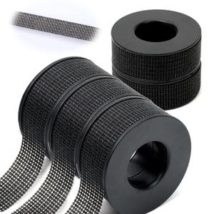 Lash Tape Eyelash Extensions Silicone Tape for Lift/Make up Latex Free Tape for Sensitive Skin Breathable Micro Eyelash Extension Supplies5Rolls Black, 0.5 in x 4yd