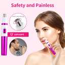 AREYZIN Nose Hiar Trimmer for Women,Ladies Painless Nose Trimmer Women,Eyebrow Facial Ear Hair Trimmer Hair Clippers Professional, Waterproof, Dual-Edge Blade, Purple