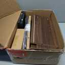 RUSTOWN Farmhouse Rustic Medicine Cabinet with Two Barn Door,Wood Wall Mounted Storage Cabinet with Adjustable Shelf and Towel Bar, 3-Tier Cabinet for Bathroom(Dark Walnut)