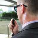 Covert Acoustic Tube Walkie Talkie Earpiece Surveillance Headset with Mic Compatible with 2 Pin Kenwood Two Way Radio