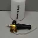 TriNova Foam Cannon for Pressure Washer - Original Wide Neck, Wide Base Heavy Duty Foam Gun for Detailing (White)