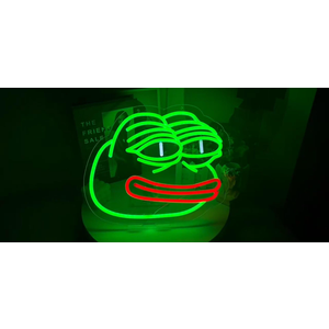 Sad Frog Neon Sign for Wall Decor, Dimmable Funny Frog Neon Lights for Bedroom Living Room Game Room Man Cave, USB Powered with Switch, Brithday Gift for Friends