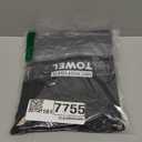 Camping Towel L Size Microfiber Quick Dry Lightweight Travel Body Swimming Pool Beach Hot Yoga Mat Towels (Black, 1 Pack L)