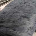 EVERGRACEHOME Luxury Soft Faux Chinchilla Fur Throw Blanket for Couch, Warm Thick Heavy Winter Throw Blanket 1220GSM for Bed, Fluffy Cozy Mink Blanket with Reversible Velvet, Stormy Blue Mink, 60"x80"