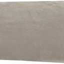 H.VERSAILTEX Velvet Stretch Individual Couch Cushion Cover Plush Cushion Slipcover for Loveseat Sofa Cushion Furniture Protector Seat Cushion Sofa Cover (1 Piece Sofa Cushion Cover, Oatmeal)