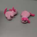 Deekin 9 Inch Axolotl Stuffed Slap Bracelets Bulk Pink Plush Wrist Snap Band Cute Soft Stuffed Animals Jungle Themed Bracelets for Birthday Christmas Item Pet Adoption Party Favors