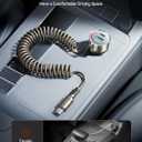 USB C 90W Car Charger for iPhone 17/16 Pro Max, PD & QC3.0 w/5 ft 45W Type C Coiled Cable, Fast Car Phone Charger Adapter for iPhone 17Air/15 Pro, Samsung Galaxy S25/S24/S23, Pixel 10/LG/Android, iPad, Black