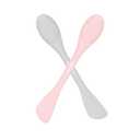 REVEX Silicone Face Mask Applicator,Face Scrubber,Exfoliating Pore Scrubber,Pore Cleaning Brush,2Pcs Mask Applicator Tool for Facial Mud,Face Brush for Women Men.(Pink+Gray)