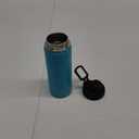 Sport Travel Outdoor Water Bottle with Spout and Straw Lids | Leak Proof | Insulated Stainless Steel Double Walled | BPA and Sweat free | Hot & Cold | For Kids Men & Women (Blue, 18 oz)